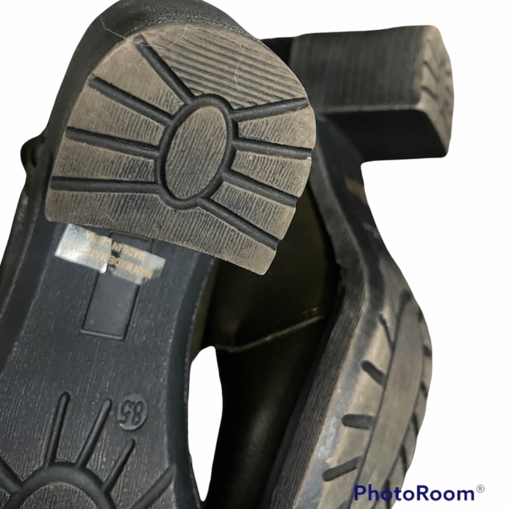 Electric Karma Burn Rubber Combat Boots Gem